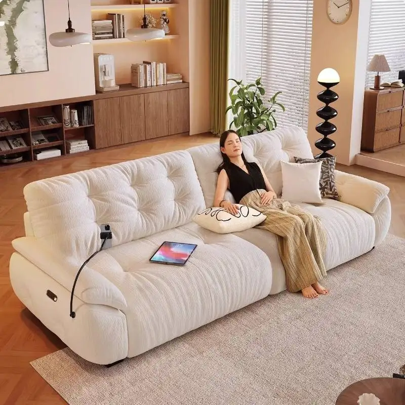 أرائك كرسي كهربائية بيضاء رخيصة الثمن أرائك غرفة المعيشة ذات جودة أوروبية كلاسيكية أثاث Banken Woonkamer الحديث