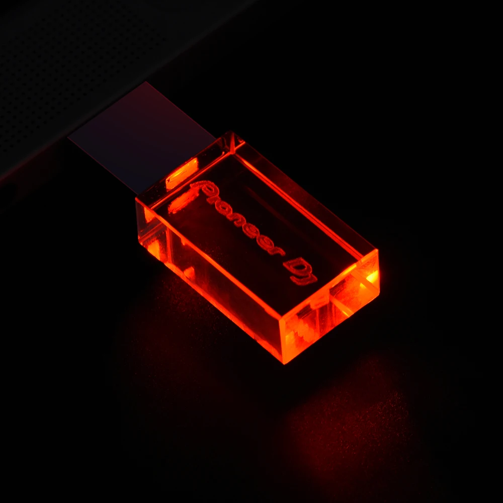 JASTER Pioneer DJ Crystal USB-flashdrive 128 GB hoge snelheid Memory Stick 64 GB zilveren deksel Pendrive 32 GB echte capaciteit U Disk 16 GB
