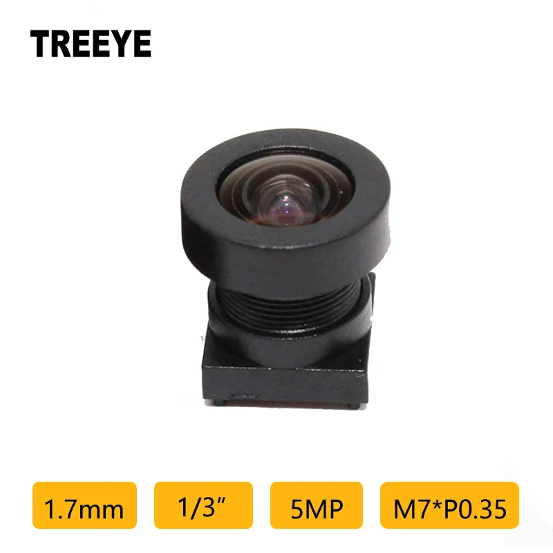 

HD 5.0Megapixel 1.7mm Lens 1/3“ Fisheye M7 Lens 650nm IR Filter Smart Home Robotic Vacuum Cleaner Lens Video Door Phone Lens