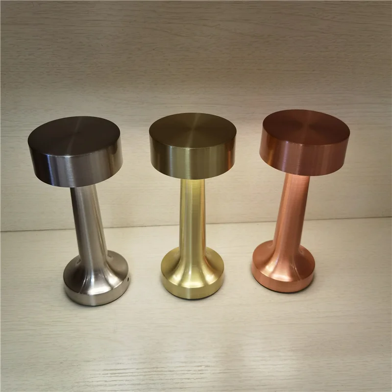 

Hot Selling Cordless Rechargeable Wireless Led Table Lamp For Ktv Bar Restaurant Dinning With Touch Dimmable Brightness
