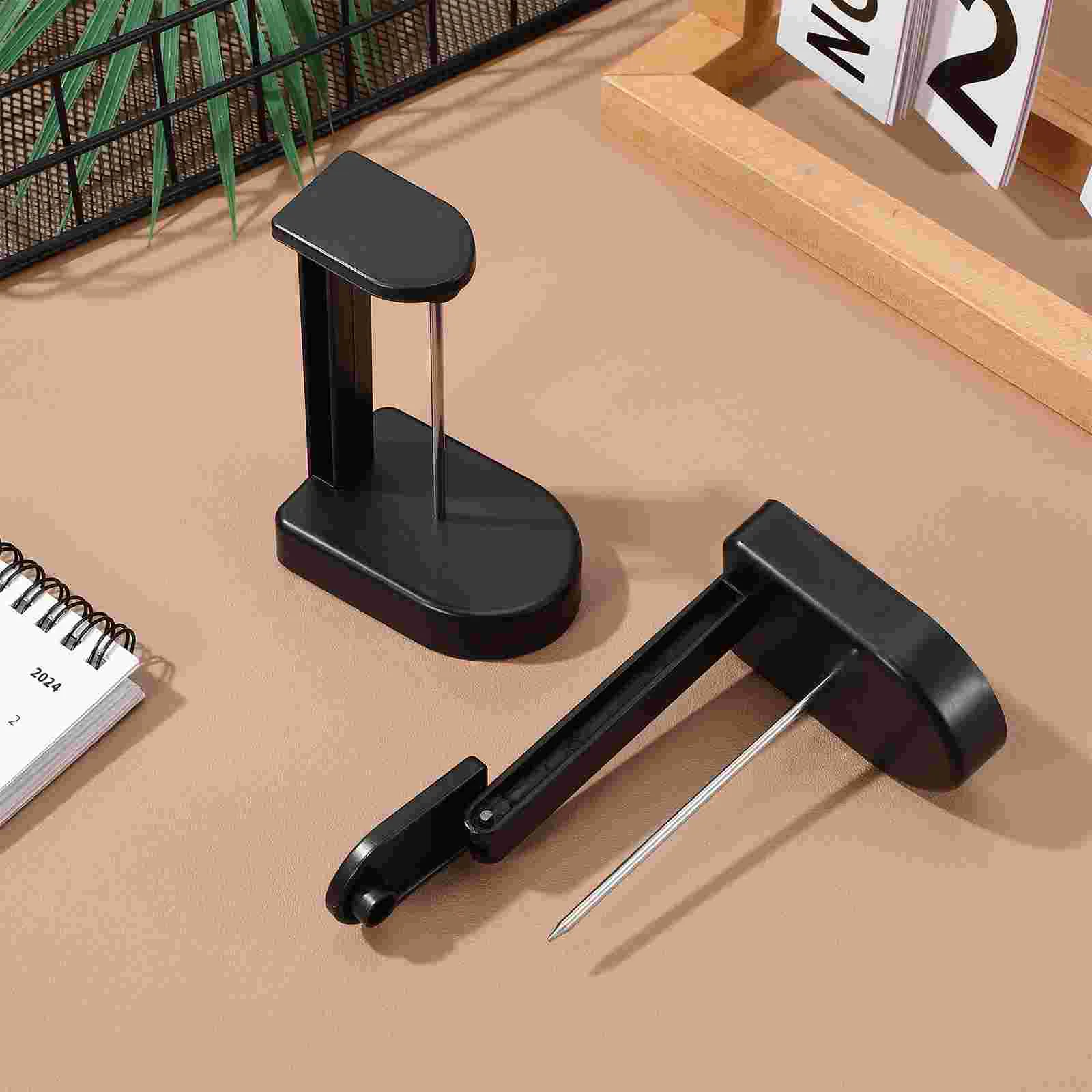 4 Pcs Ticket Spikes Receipt Holder Desk Receipt Holder Spike Stick Paper Memo Holder With Protective Cover Check Spindle Bill No