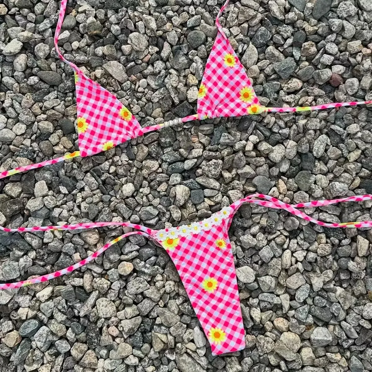 مايكرو البيكينيات 2025 مثير النساء ملابس السباحة الإناث ثونغ مجموعة البكيني Biquini ثوب السباحة طباعة مايوهات بحر