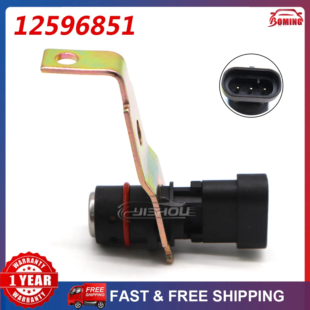 For Chevrolet GMC Envoy Yukon Sonoma Sierra Isuzu Hombre NPR Cadillac Escalade Crankshaft Position Sensor 12596851 10456200 New