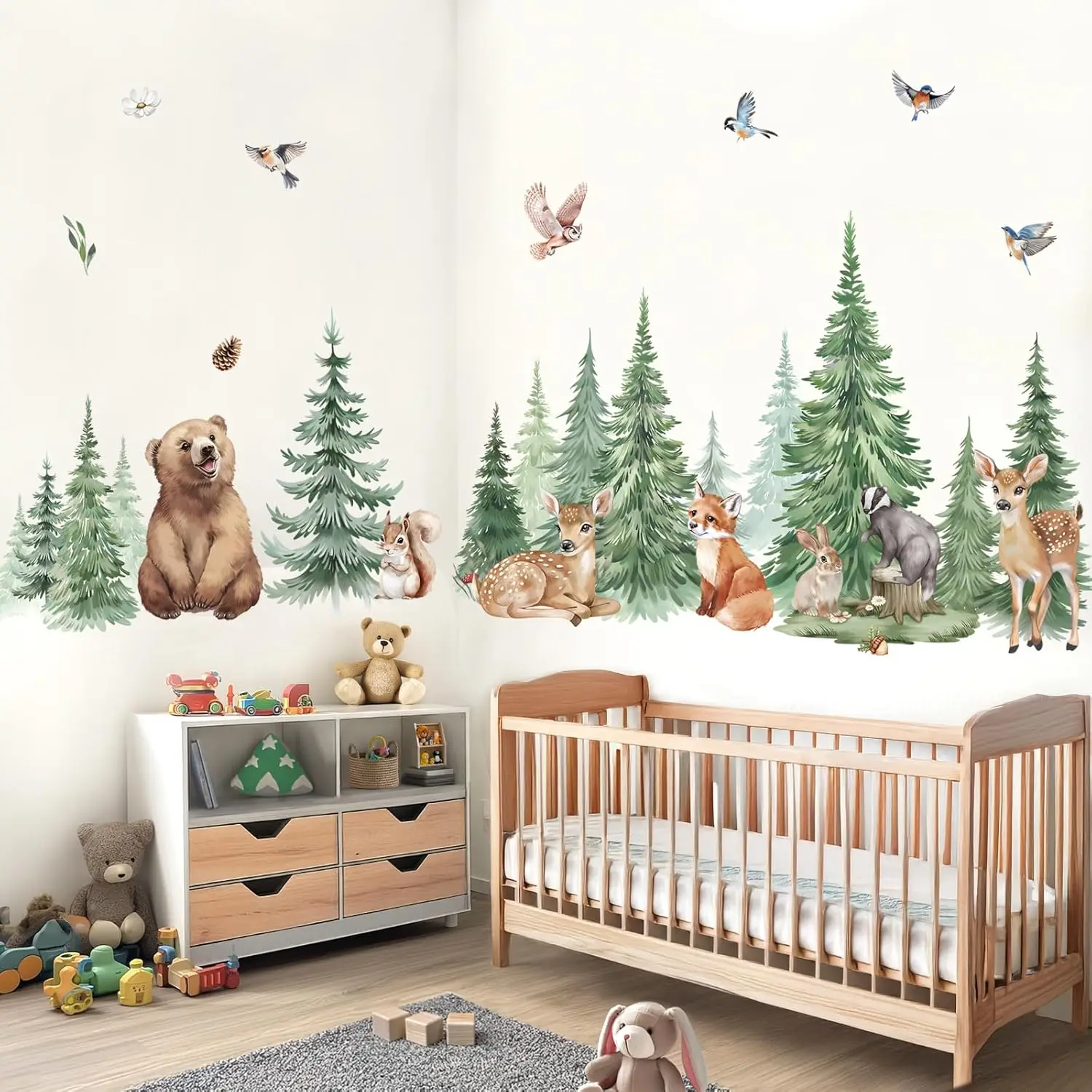 Woodland Animal Wall Stickers 1