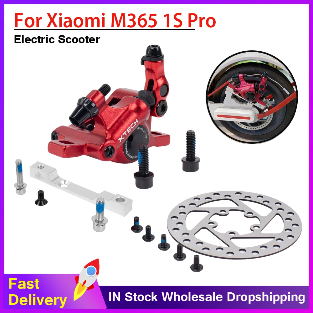 

Monorim Upgrade Modificted Aluminium Alloy Line Pulling Hydraulic Disc Brake Caliper for Xiaomi M365 Pro 1S Mi3 Electric Scooter