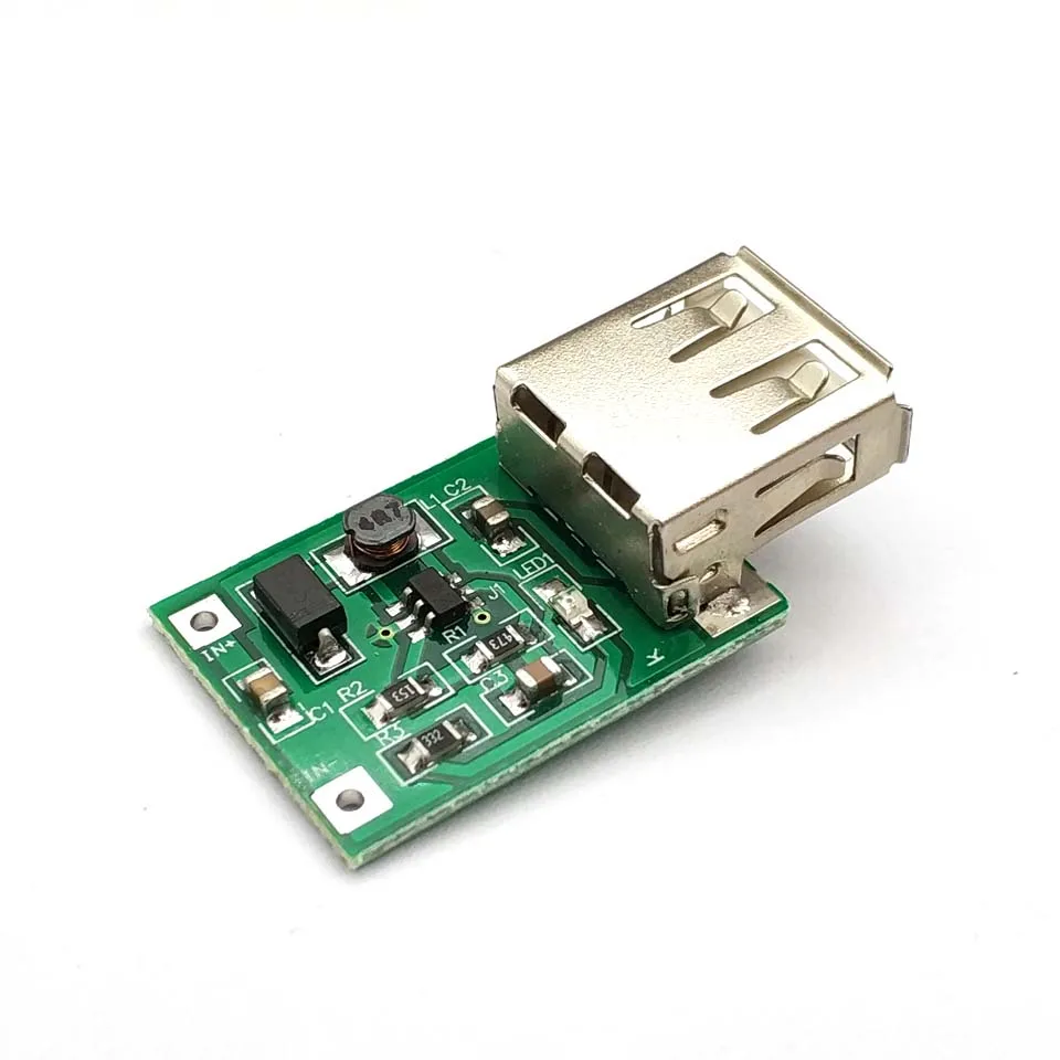 DC 스텝 업 컨버터, 0.9V ~ 5V ~ 5V ~ 5V 600MA 부스터 전원 공급 장치, 미니 DC 모듈 컨버터, USB 출력 충전기, MP3 회로