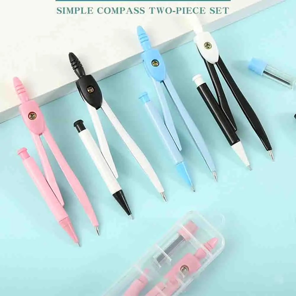 Compass Set Multifunctional Drawing Instrument Metal Compasses Metal Portable Drawing Set For Drawing Design Exams Classroom