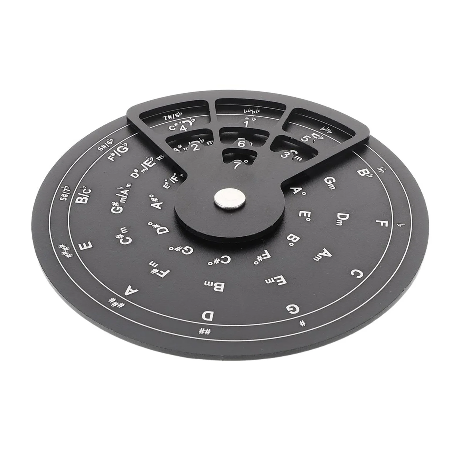 Guitar Circle Of Fifths Wheel, Aluminum Alloy Chord Progression Tool, Portable Music Theory Wheel, Scale Finder For Guitar Bass