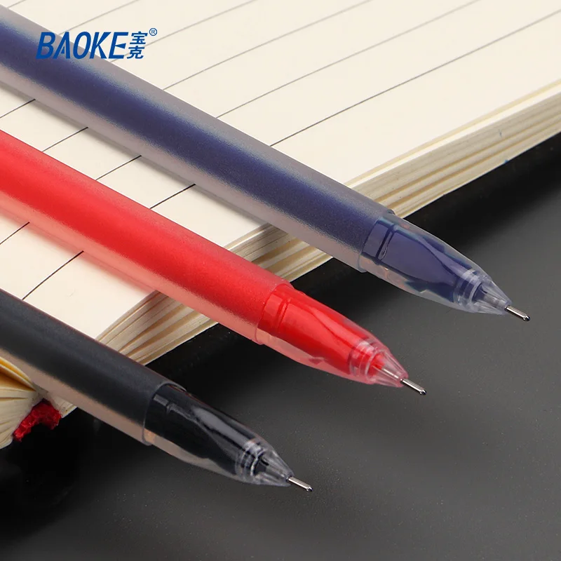 BAOKE PC5198 0.5mm Triangular Needle Gel pen 12pcs