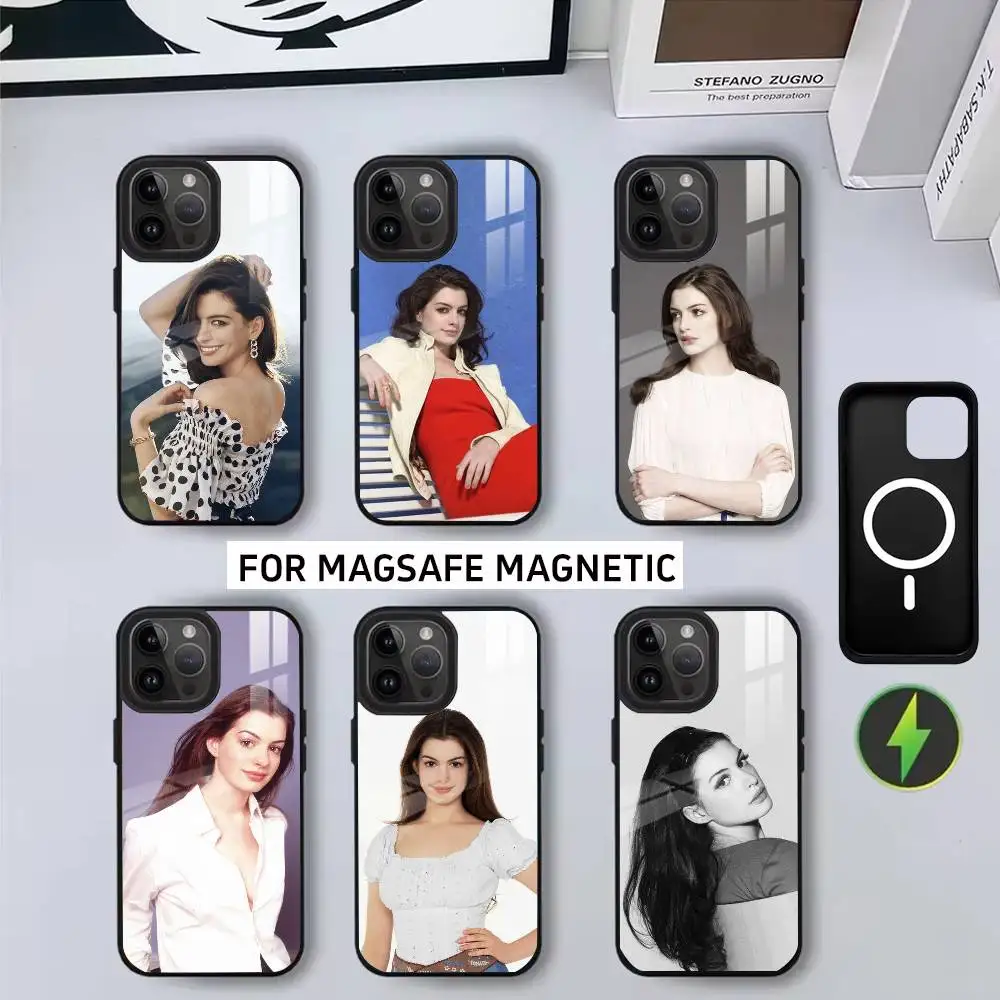 

A-Anne H-Hathaway-AHS Beauty Phone Case For iPhone17,16,15,14,13,12,11 Plus,Pro Magnetic For Magsafe Wireless Charging