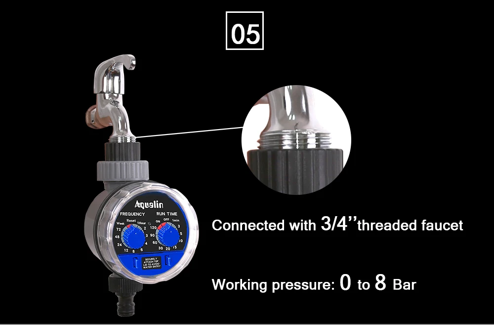 Garten Bewässerung Timer Kugelhahn/Magnetventil Bewässerung Controller Hause Garten Automatische Bewässerung Elektronische Ventil – Detail 10