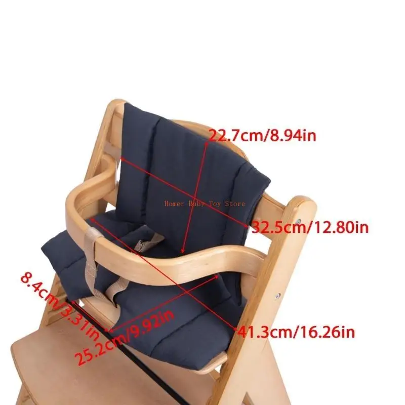 وسائد J0PF للأطفال المرتفعة وسائد محمولة للكراسي العالية وسائد مريحة لمقاعد الأطفال