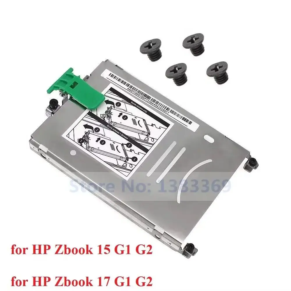2.5 Hard Drive SATA HDD SSD Primary Caddy Frame Bracket Tray for HP ZBook 15 G1 G2 HP ZBook 17 G1 G2
