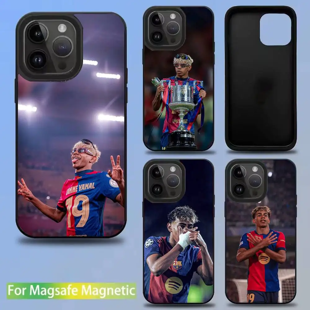 

Чехол для телефона L-Lamine Yamal для iPhone 16,15,14,13,12,11, Pro, Max, Plus, Mini, SE, новая магнитная беспроводная зарядка Magsafe