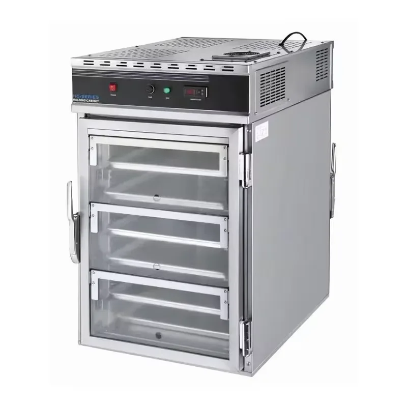 Restaurant Vertical Food Heating Cabinet Insulated Food Display Holding Cabinet for Catering Use