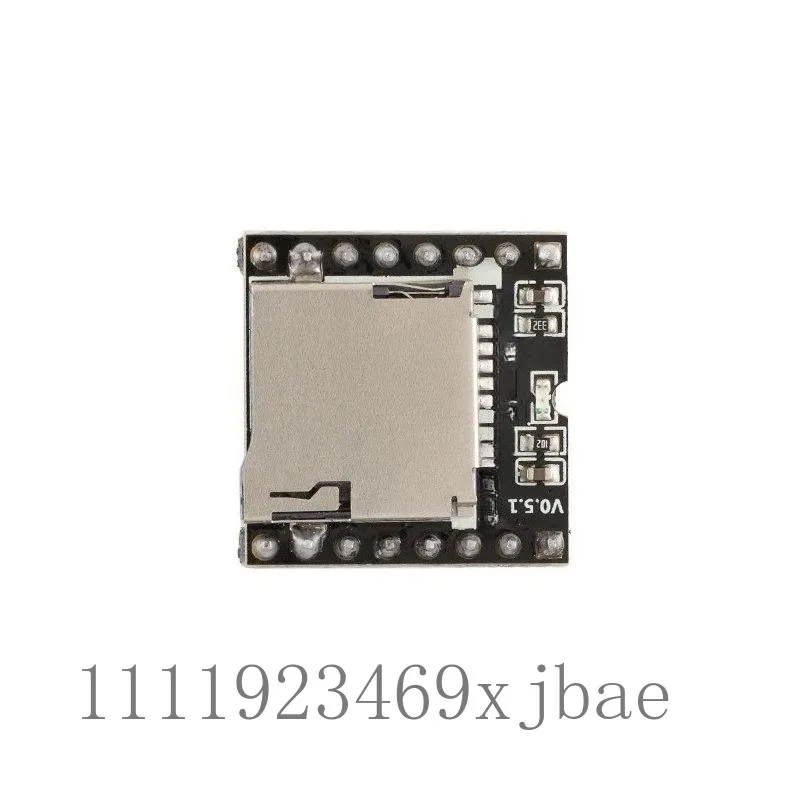 Mini MP3 Audio Playback Module, Support TF Card Voice Broadcast Circuit Board For Single Chip Microcomputer Control