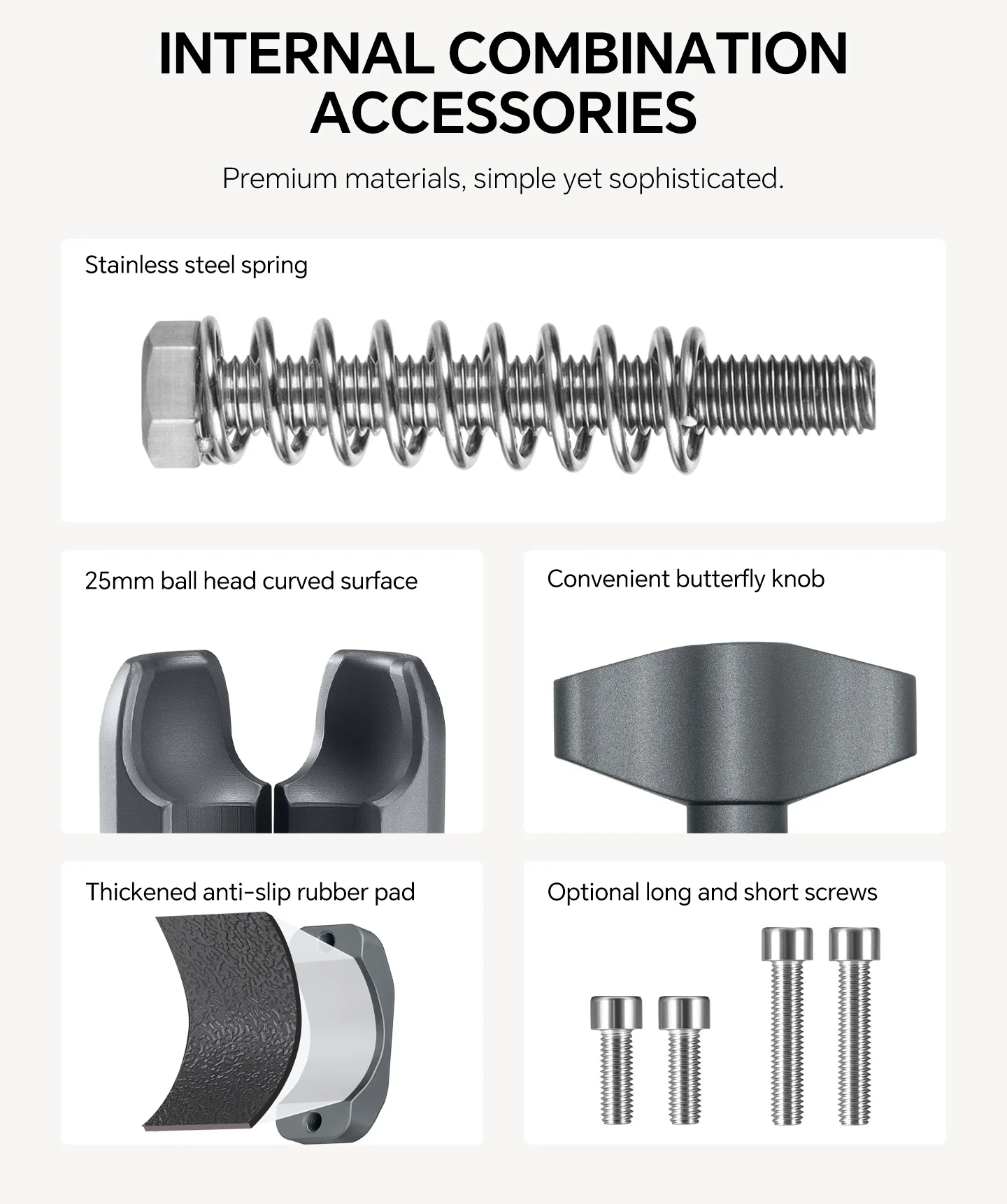 FANAUE Motorrad-Handyhalterung, verlängerter Lenkerbügel, Kugelkopf-Basis, Sportkamera, schnelle Demontage, Diebstahlschutz – Detail 8