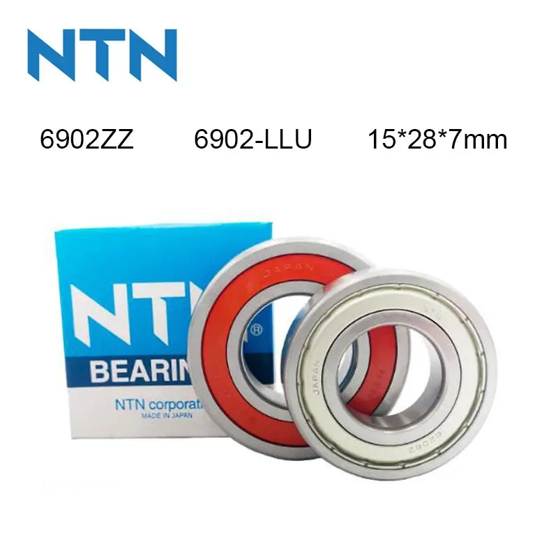 

Japan NTN 100% Original Bearing 5/10Pcs 6902-ZZ 6902-LLU ABEC-9 Ball Bearing 15x28x7mm High Speed Deep Groove 6902 Ball Bearing