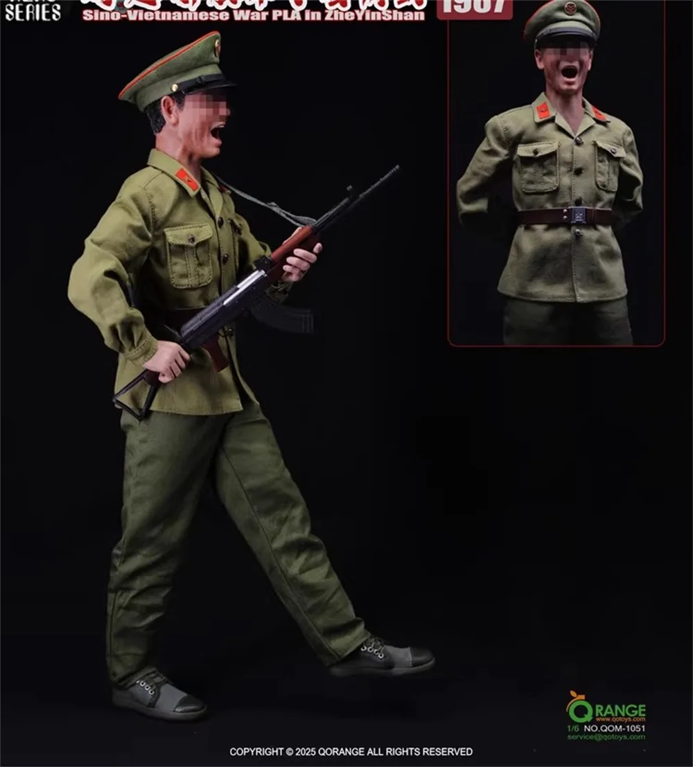

Big Sales 1/6 QOTOYS QOM-1051 The Asia Soldier Doll Man Dress Uniform Weapons Set No Head No Body For 12" DID DAM COO Doll