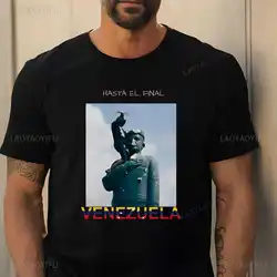 Venezuelan Support Man Graphic T Shirts Freeing Venezuela Global Unity for Venezuela Freedom for Venezuela Ti The End Cotton Tee