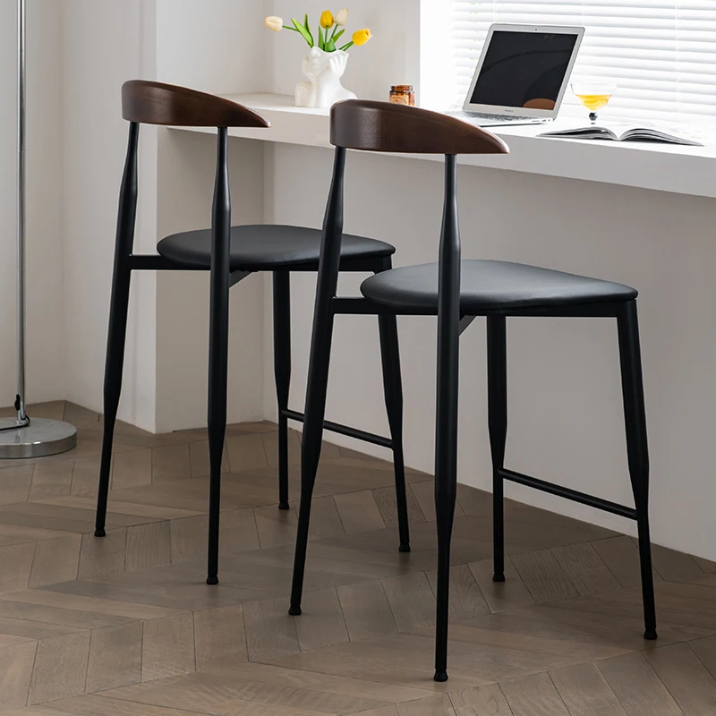 Bar chair Modern minimalist high stool