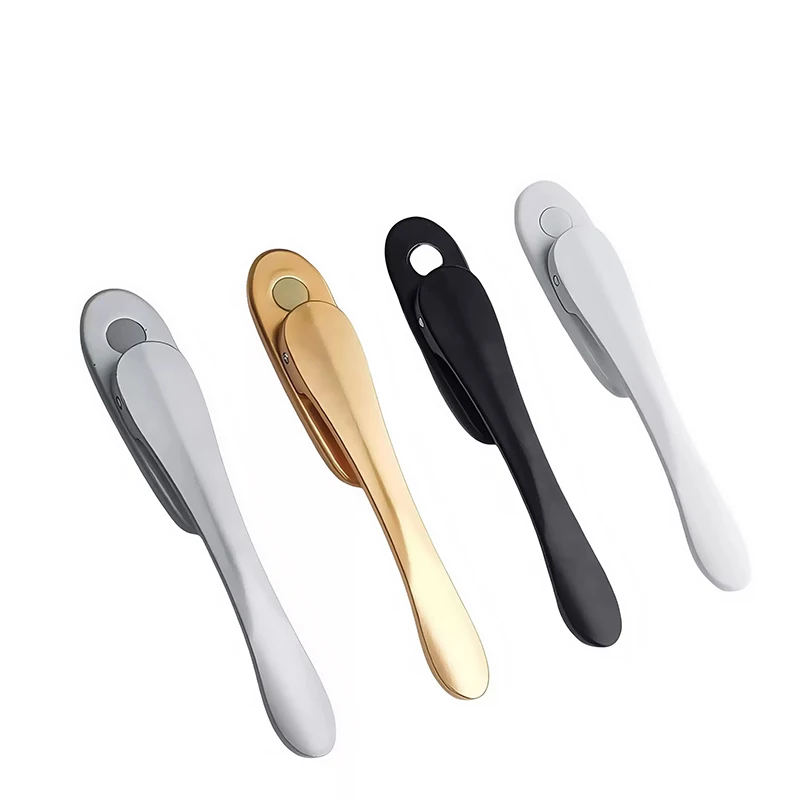 Aluminum Casement Window Handle Thin Sword-Shaped Flat Lock Square Shaft Drive Casestyle Door Handle for Aluminum Windows