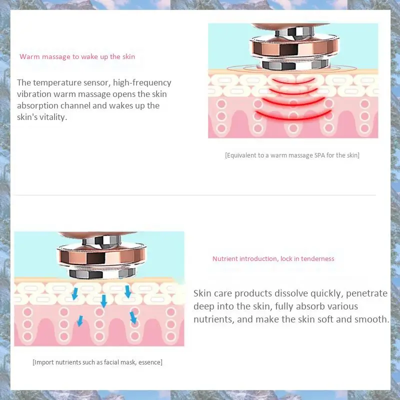 

X16A 2025 NEW-IPL Skin Rejuvenation Import Instrument Facial Vibration Massager Facial Home Electronic Beauty Instrument