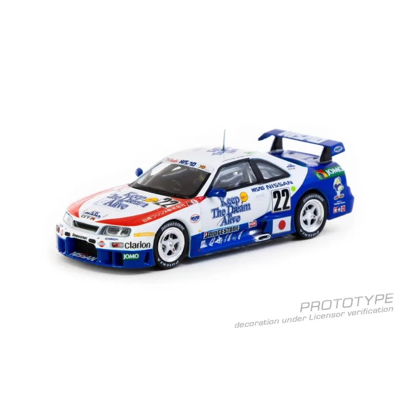 1:64 GTR LM Le Mans Rally 22 model samochodu z odlewanej stopu, kolekcjonerski, zabawka dla nastolatków, prezent urodzinowy dla dzieci.