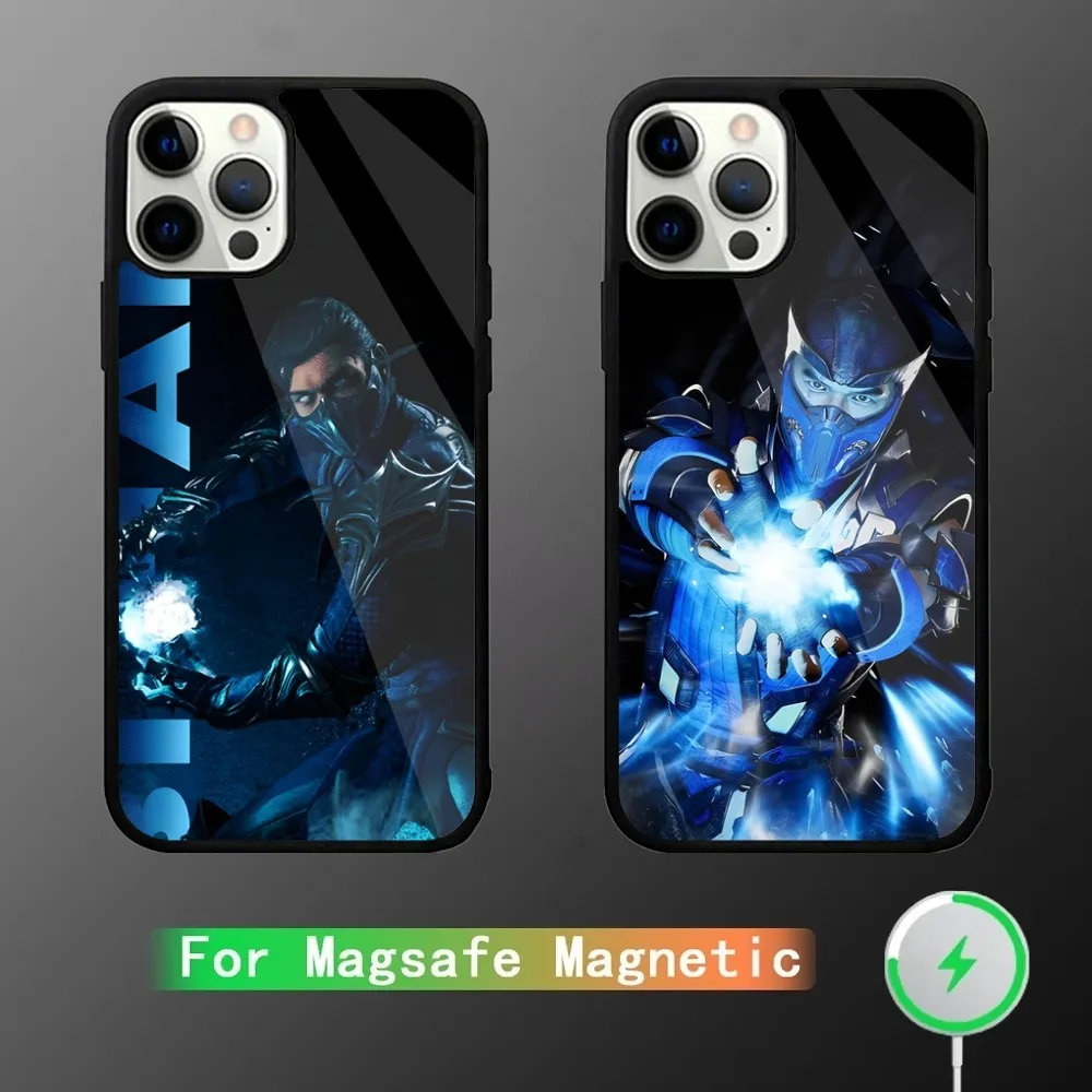 

Game MK Sub Zero Phone Case For iPhone 15,14,13,12,11,Plus,Pro,Max Mini Magsafe Magnetic Wireless Charging