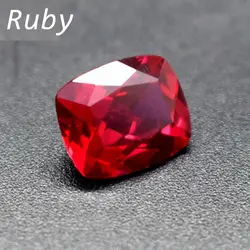 Natural Ruby Fat Rectangular Cut 12x16mm 12.50 Cts for Jewelry Making Premium VVS Ruby UV Test Gemstone