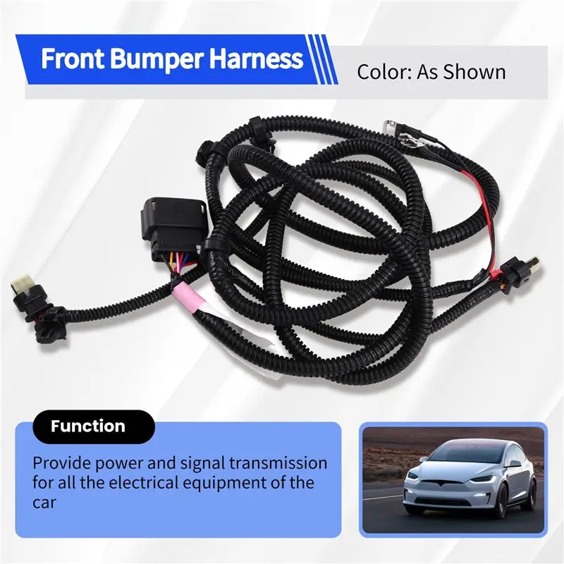 BB Front Bumper Harness Replacement Part 2067958-04-B For Tesla Model 3 2017-2023 206795804B Car Accessories