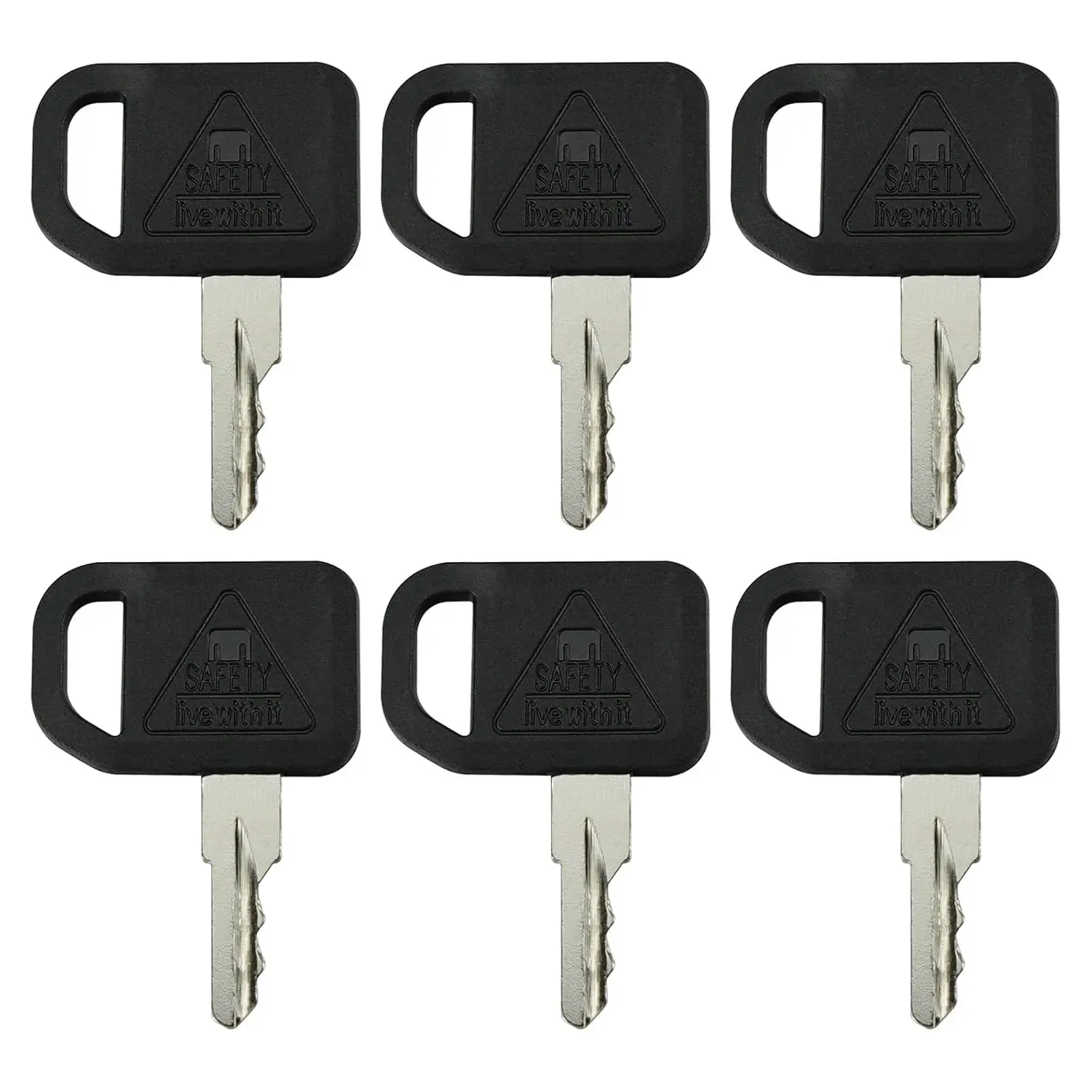 AM131841 6PCS Ignition Keys Replacement for John Dee-re 300 400 X400 X700 GT235 GX LX CS CX Gator TS HPX Mower Tractors Series