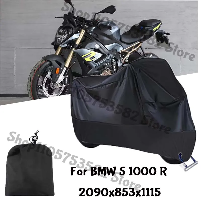 Motorcycle Full Covers For BMW S 1000 R Car Outdoors Sun Protection Dust No Ear Thickened Oxford Clothcover Accessories