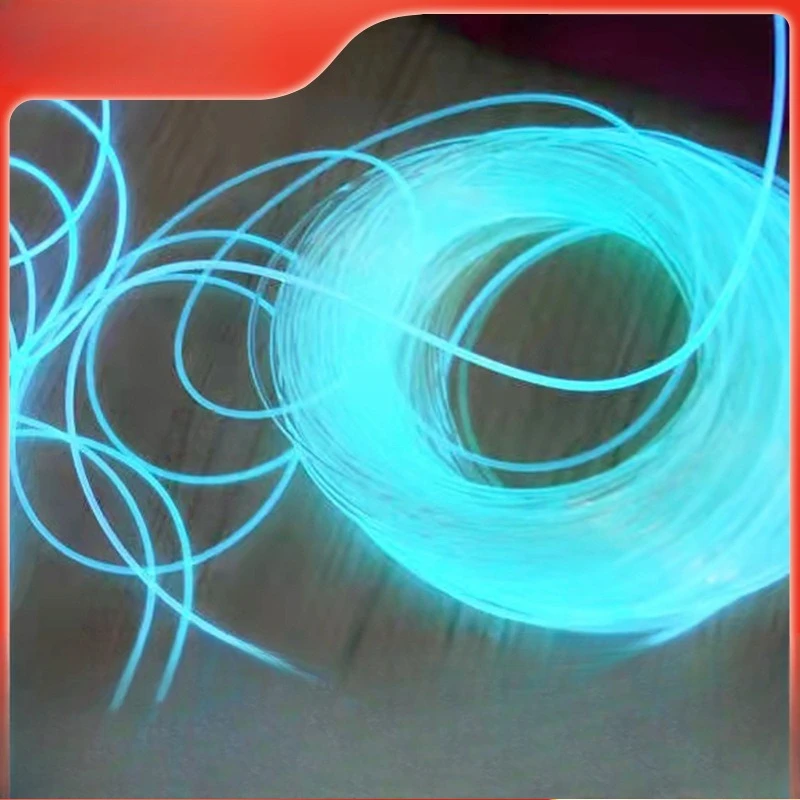 

Soft full-plastic optical fiber flexible side-light decorative light guide strip high-transmittance fiber star ceiling material