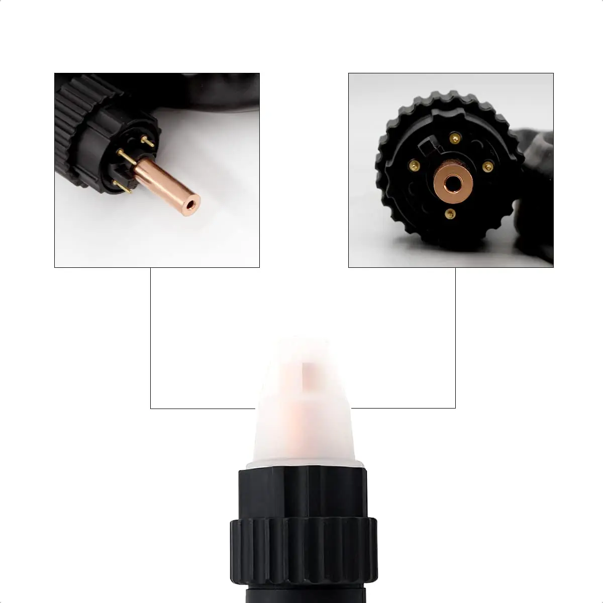 Imagem -06 - Cabeça de Tocha Reta com Cabo Cortador de Plasma Adaptador Central Masculino Corte de Máquina Pkg1 6m 20ft Comprimento Ptm80 Iptm90