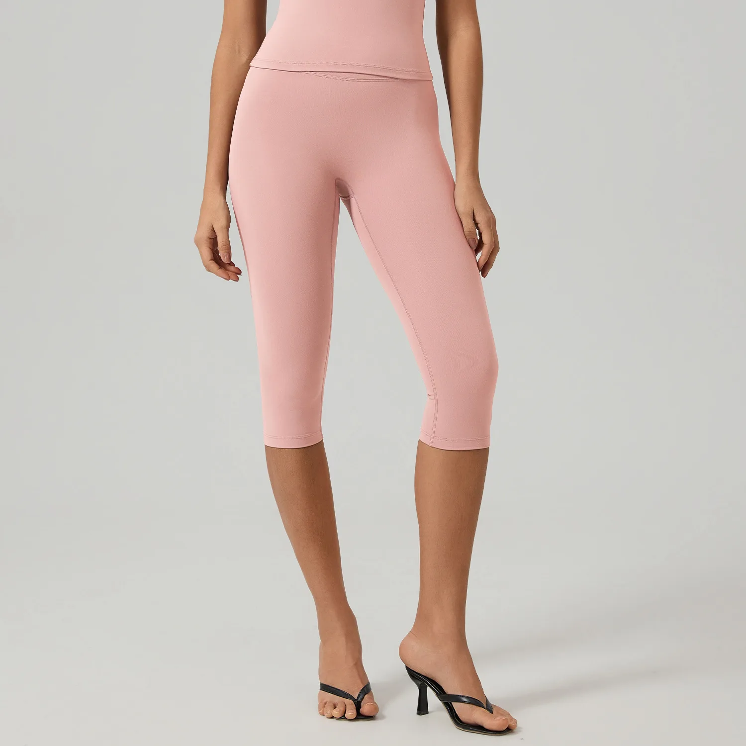 Women High Waist Capri Yoga Pants Quick Dry Workout Gym Fitness Running Sports Tights Butt Lift 3/4 Leggings Female Sportswear