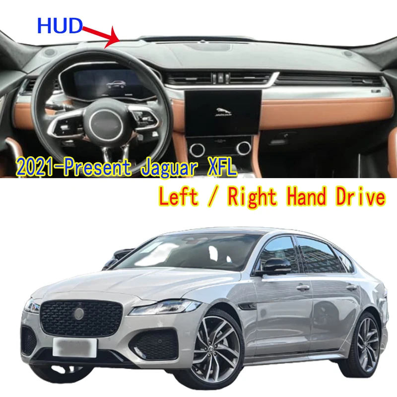 

Для 2021-2025 Jaguar XFL P200 P250 P300 Dashmat, крышка приборной панели, изоляционная солнцезащитная защитная накладка на приборную панель
