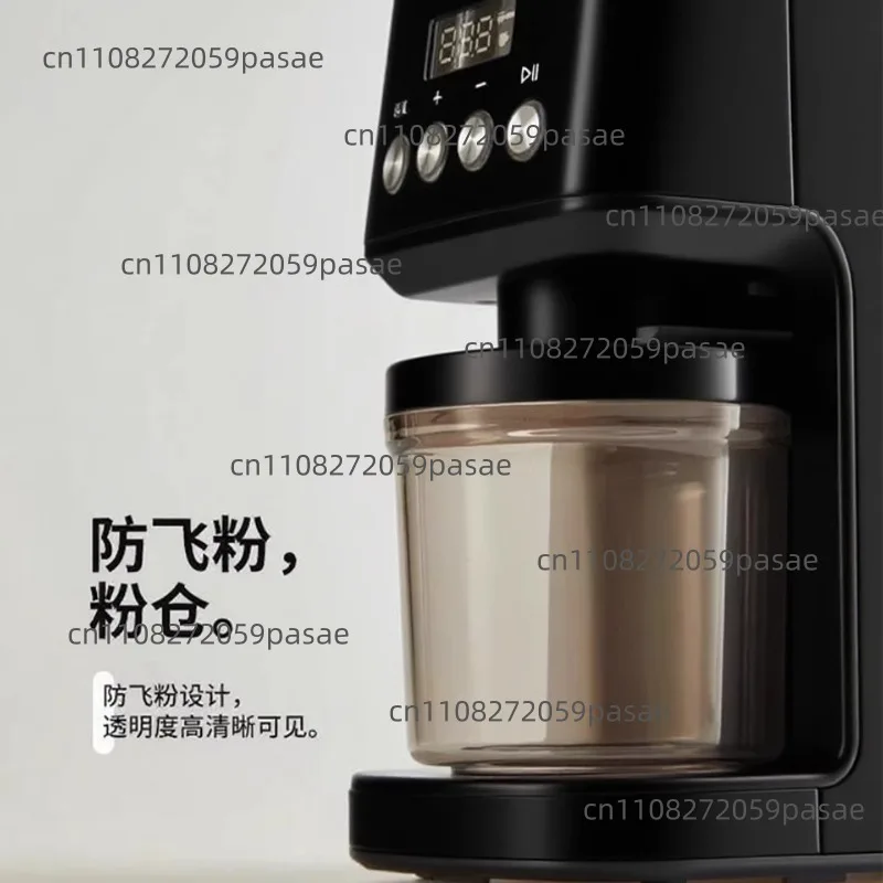 Coffee Grinder Electric Household Stainless Steel Automatic Quantitative Italian Plug-in Steel Core Grinder