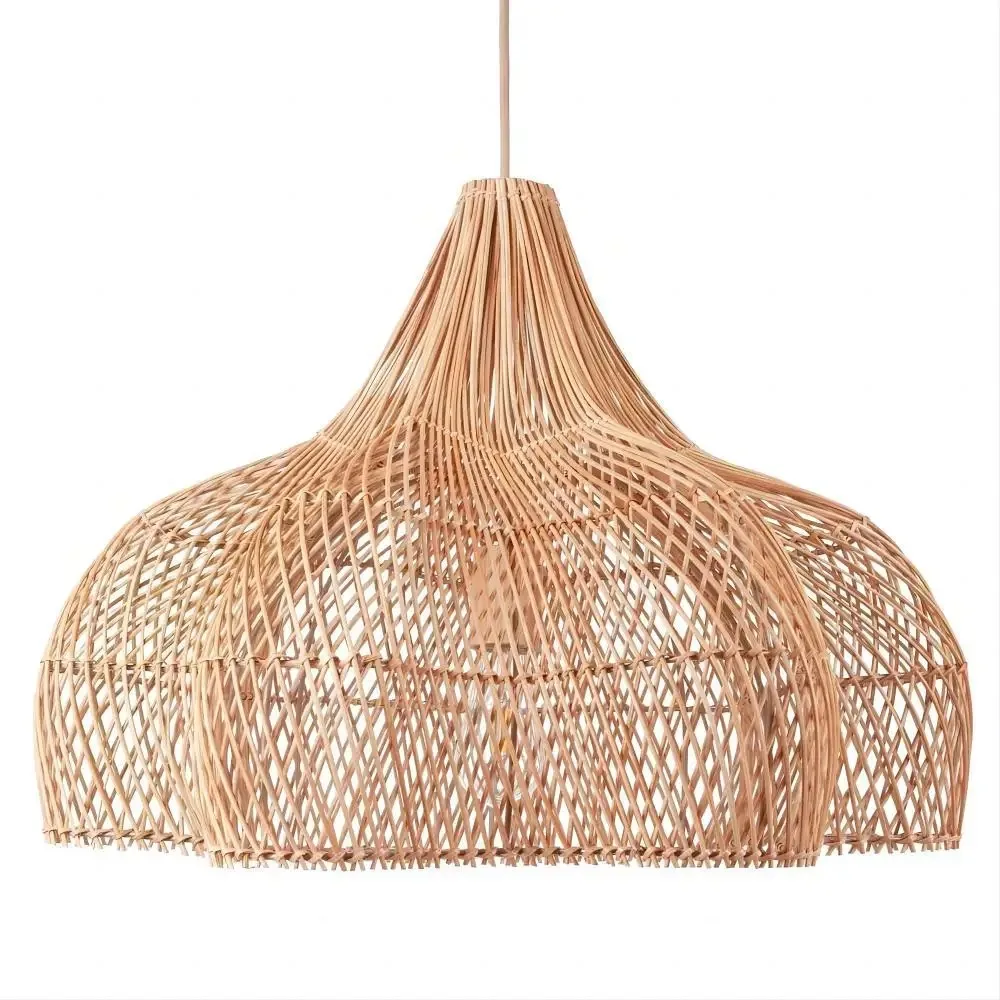 

Japanese Lighting Creative Rattan Art Rattan Lampshade Bedroom Restaurant Homestay Zen Tea Room South East Asia Weaving Chandeli