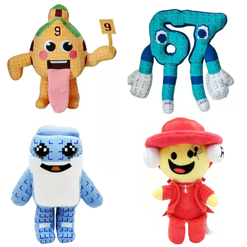 

Новая милая фигурка Steal A Brainrot No 9, плюшевая игрушка для дома, игровая периферия, плюшевые игрушки 25 см, мягкие куклы, аниме-игрушки, рождественские подарки