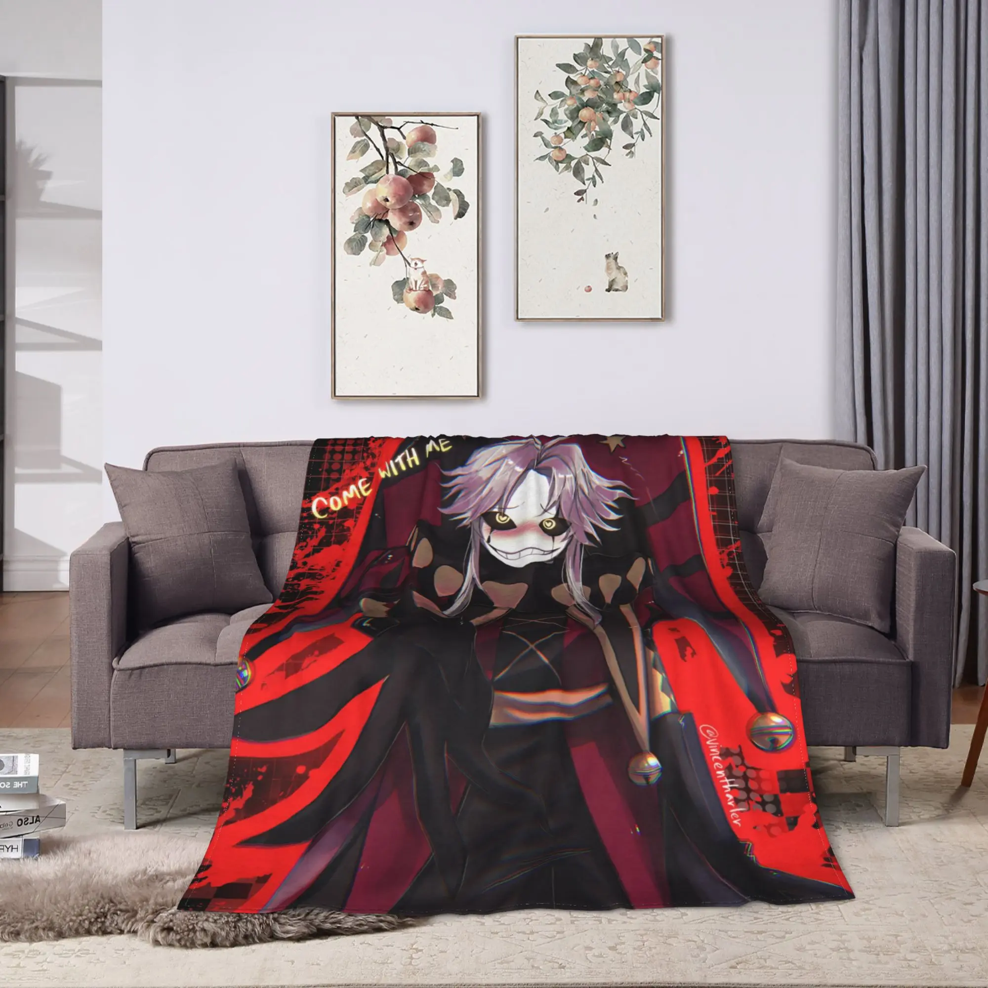 Warm Soft Blankets Travel Office The Freak Circus Throw Blanket  Flannel Bedspread For Couch Bed Comfortable Sofa Bed Cover