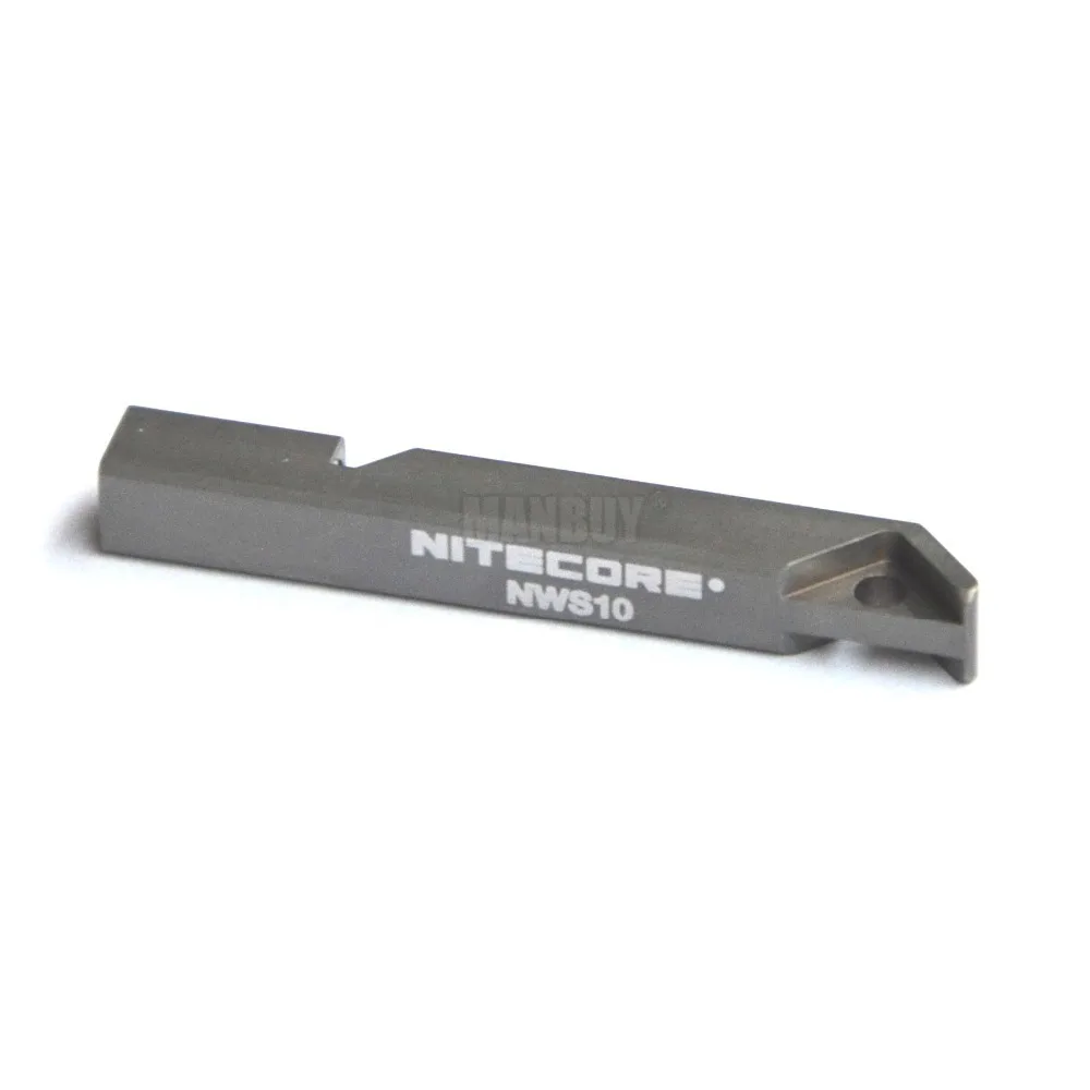 Original NITECORE NWS10 Titanium Alloy120DB Outdoor Emergency Lifesaving Survival Whistle OUTDOOR Portable Lighting Accessories