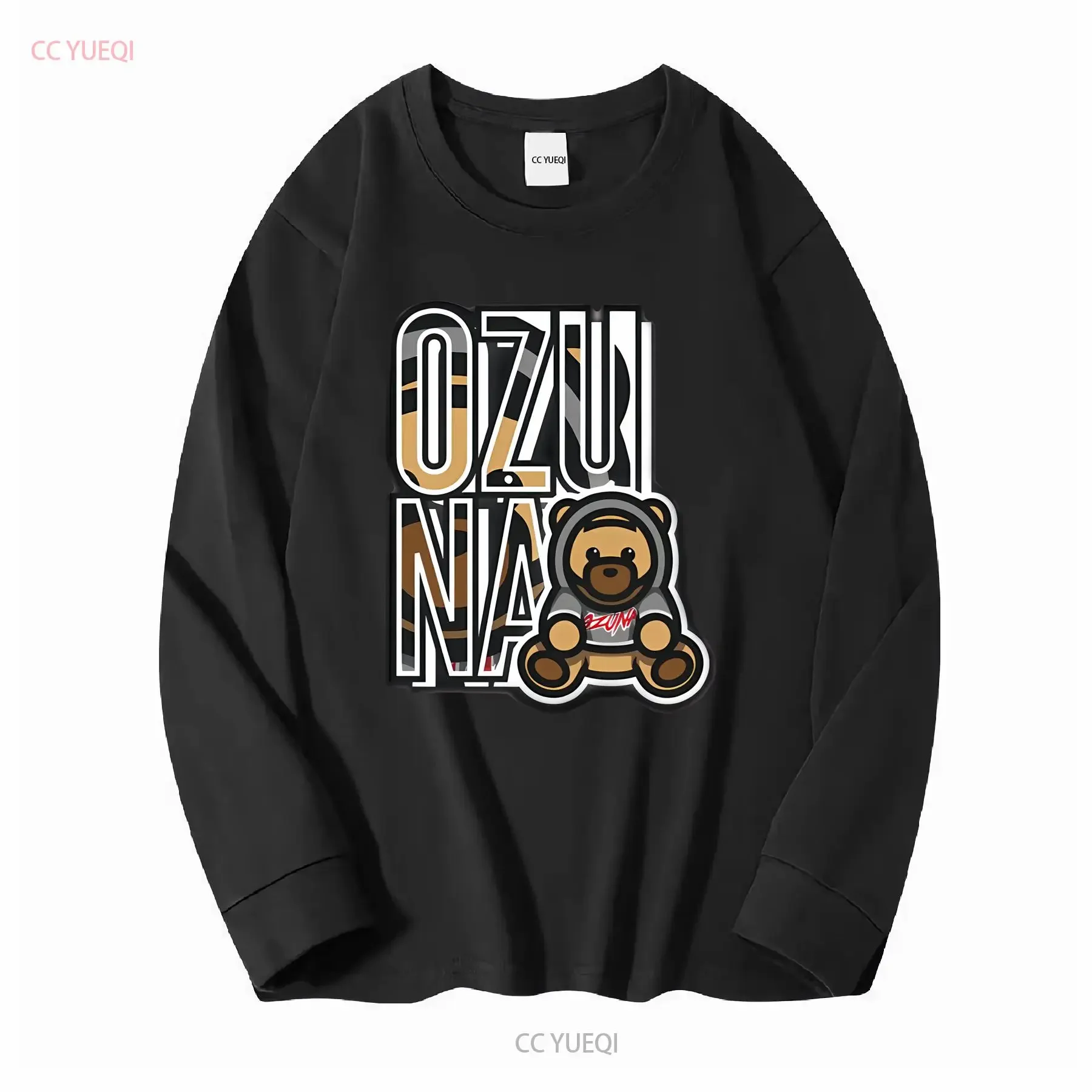 Ozuna Bear Reggaeton Regueton Trap T Shirt long or short sleeves vintage Washed streetwear Stylish Versatile designer clothes