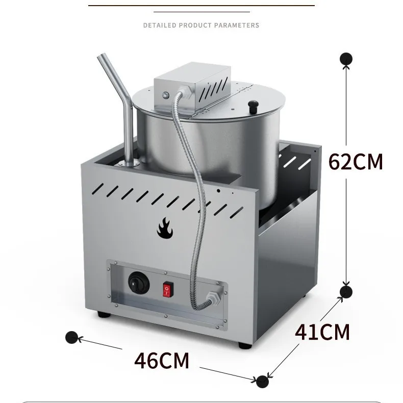 YJQ commercial single pot popcorn machine stall flow puffed corn flower production special equipment