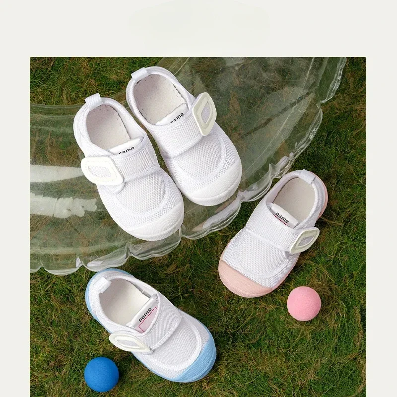

Boys Canvas Shoes New Kindergarten Baby Children Small White Shoes