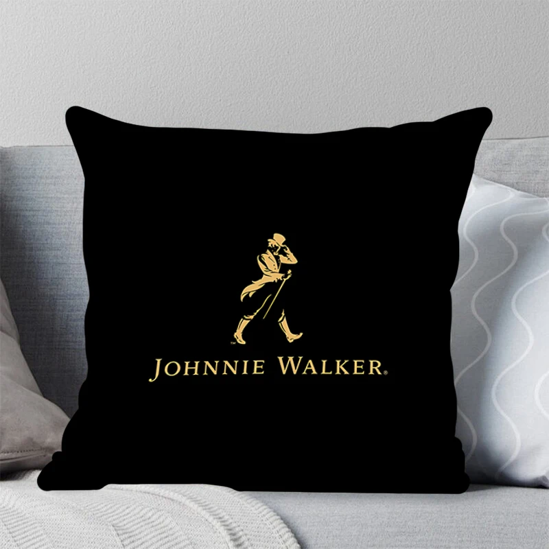 Comfortable pillow room bedroom office coffee shop car pillow living room J-Johnnie Walkers pillowcase Whiskey brand Home Decor