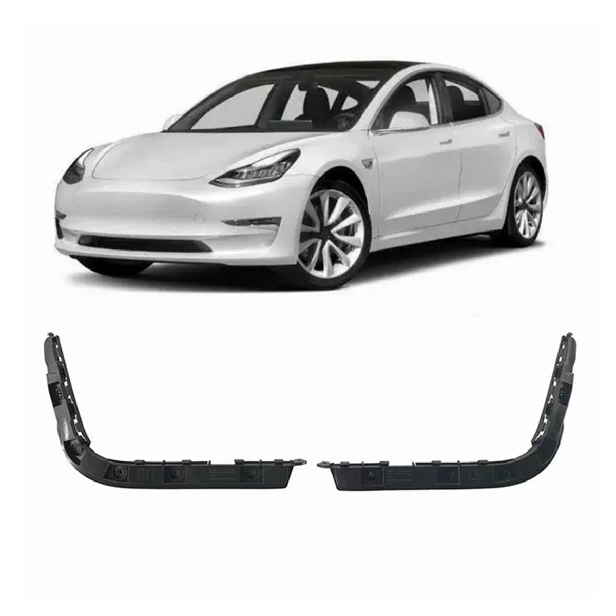 Suporte do amortecedor traseiro para Tesla, automóvel, 1 par, modelo 3, 1083988-00-I, 1083989-00-I