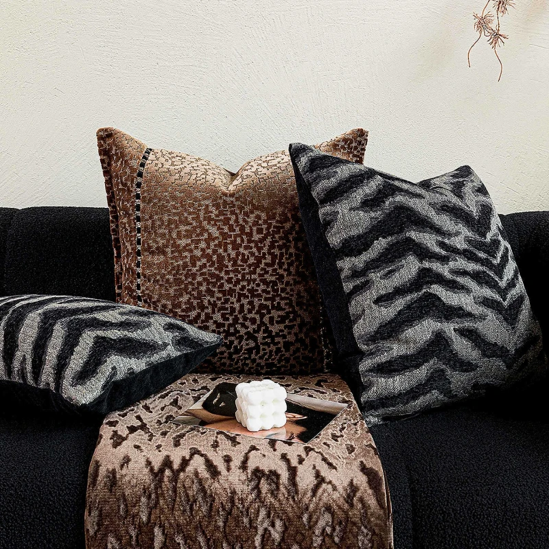 30x50/50X50CM Nordic Abstract Throw Pillow Cover Texture Fabric Luxury Waist Cushion Cover Decor Home Decorative Pillowcase