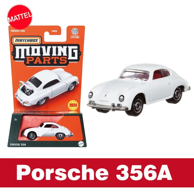 Original Mattel Matchbox Car 1/64 Diecast Moving Part 2024 New Porsche 356A Genuine Fwd28 Vehicle Toys for Boys Collection Gift