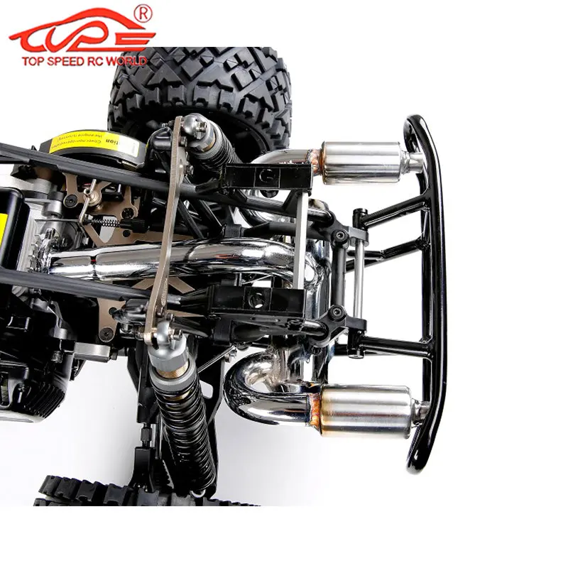 Upgrade Alloy Rear Bumper Set for 1/5 Scale Rc Car Gas HPI ROFUN BAHA ROVAN KM BAJA 5B 5T 5SC Buggy Truck Parts